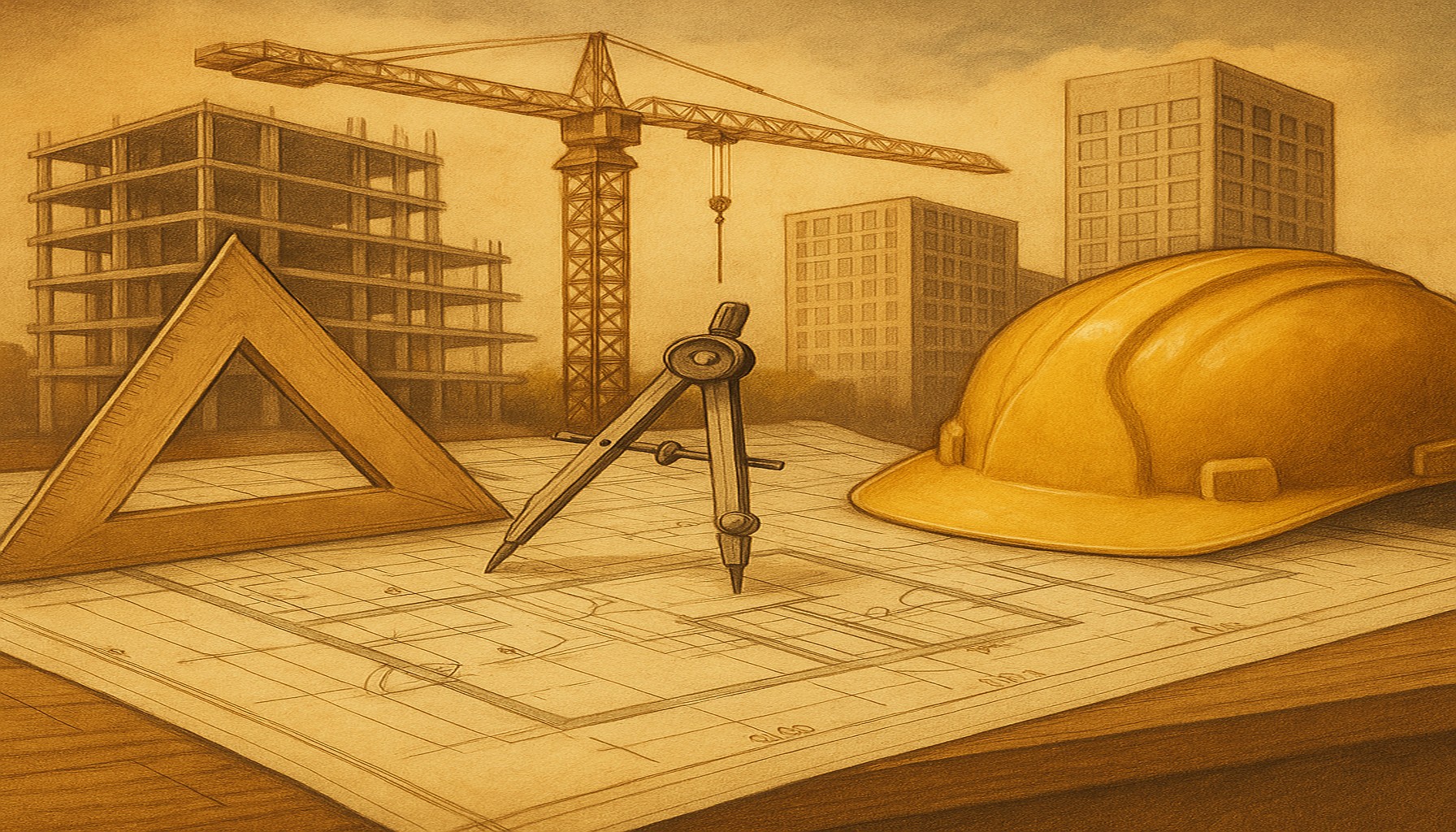Image illustrant l'architecture et la construction, bâtiments et chantiers