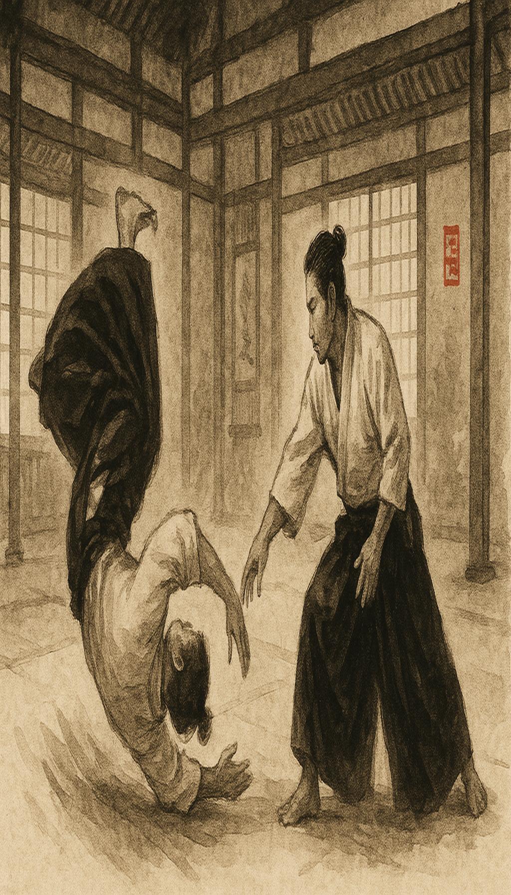 Image illustrant la pratique de l'Aïkido