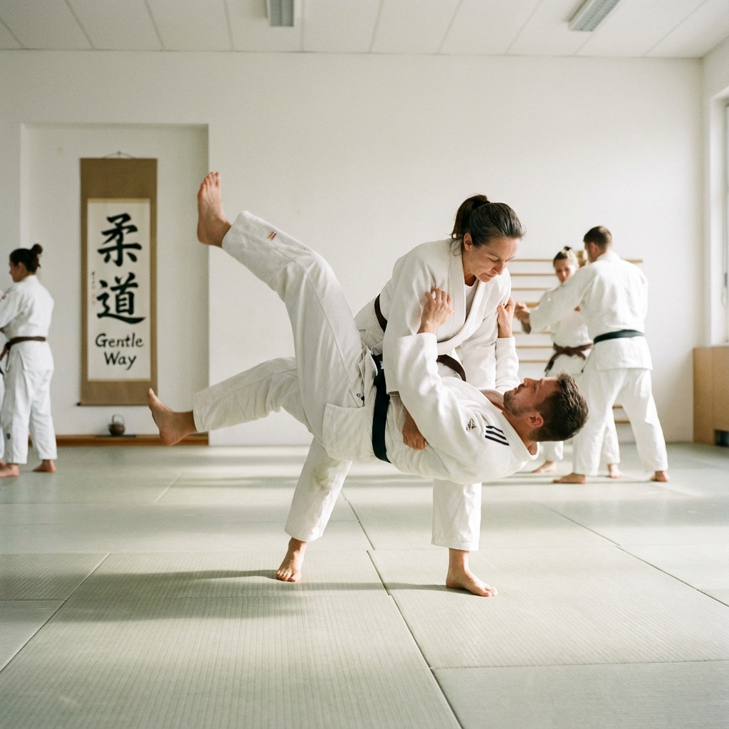 Image illustrant la pratique du Judo