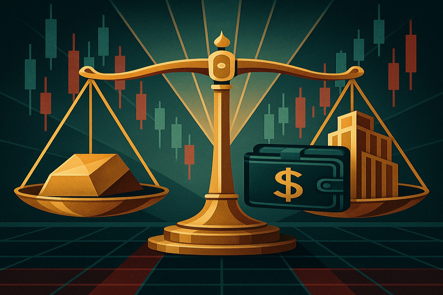 Image illustrant l'investissement, la finance et la croissance