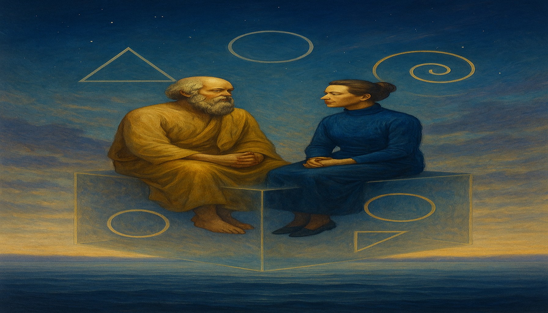 Image illustrant la philosophie, la pensée et la sagesse